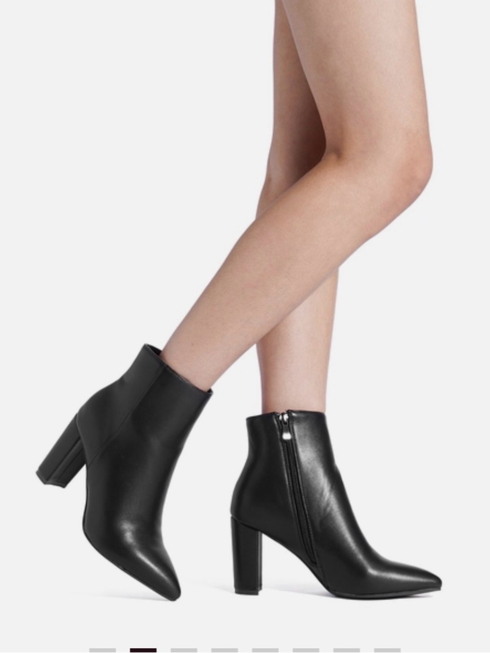 DREAM PAIRS Sianna Chunky High Heel Ankle Booties